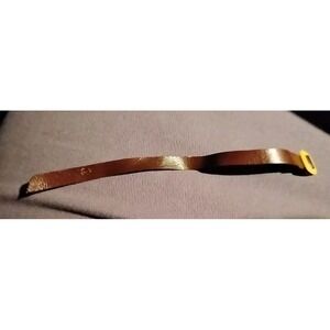 Vintage Barbie Belt 4.75" Brwn Barbie or Ken Rare Fashion Doll Yellow Buckle EUC